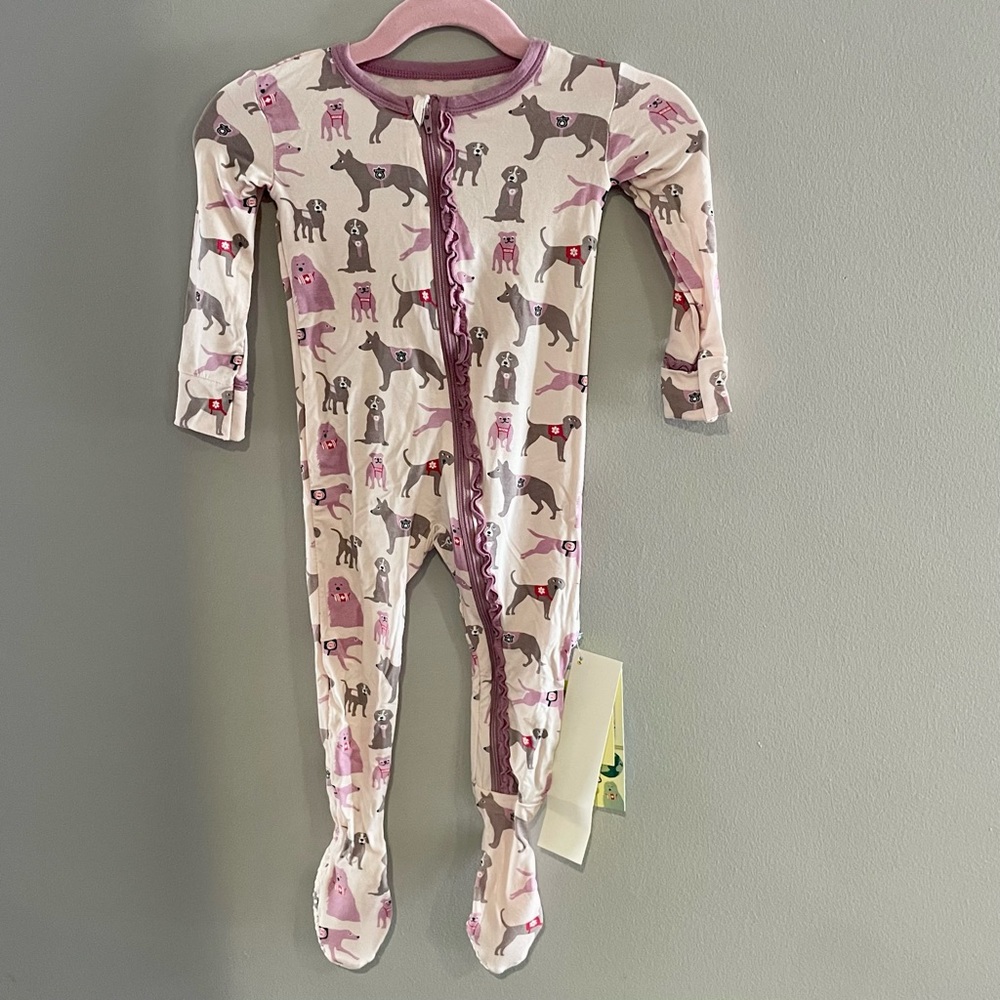 NWT Kickee Pants footed Romper